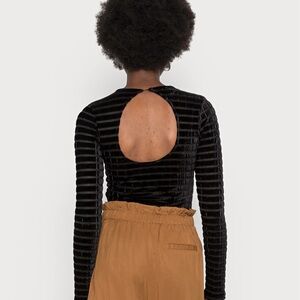 NWT Desigual Women’s Striped Bodysuit Size S